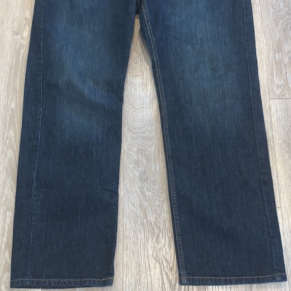 Worn Once! Denizen from Levi’s 285 Relaxed Fit Dark Wash Jeans 38x30 - Picture 3 of 10